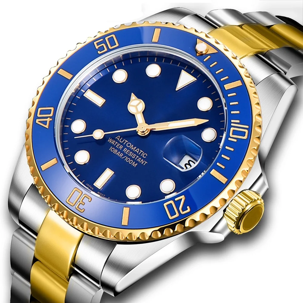 2021 Men's Mechanical Watches Top Brand Luxury Automatic Watch Men Waterproof Sport Mechanical Wristwatches Relogio Masculino 