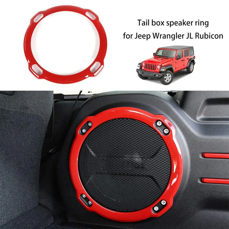 Задний багажник карго сабвуфер динамик украшение крышка отделка для Jeep Wrangler JL Rubicon автомобильные аксессуары