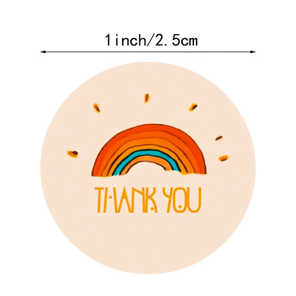50–500 Stück Sonne Regenbogen Wolken Aufkleber Cartoon Danke Aufkleber niedlich für handgemachte Geschenk Dekor Etiketten Kinder Belohnung Aufkleber – Detail 14