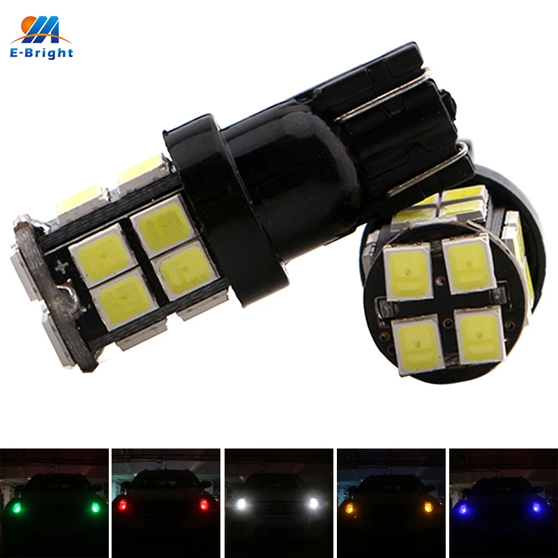 YM E-Bright 10 шт. 12 В T10 2835 20 SMD 194 168 Авто Led номерной знак свет Автомобильный зазор