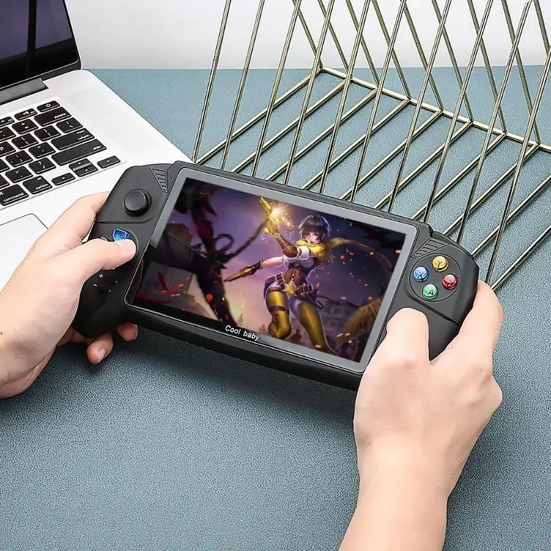Skup COOLBABY podręczne konsole do gier klasyczny 7.0 calowy uchwyt retro konsola do gier podwójne joysticki do PSP GBA NES FC Game Player nowość