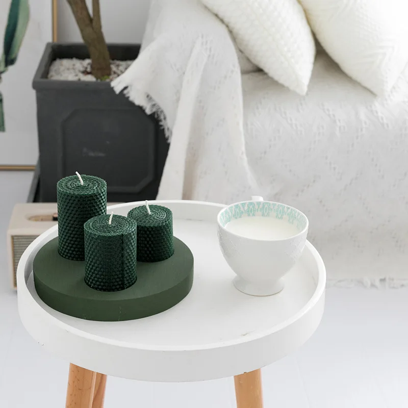 Столб дизайн Подсвечники Tealight держатель Мини цветочный горшок для дома Бар Сад Деревянные Подсвечники украшения