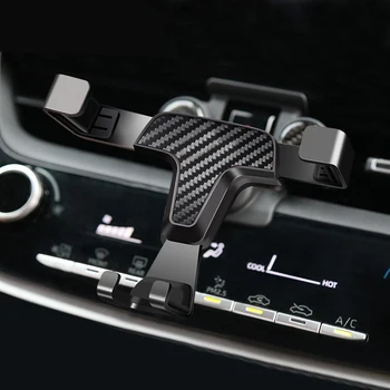 

For Toyota Corolla Levin 2019-2020 Plastic Alloy Carbon Fiber Black Non-slip Mount Stand Cell Phone Holder Bracket Support