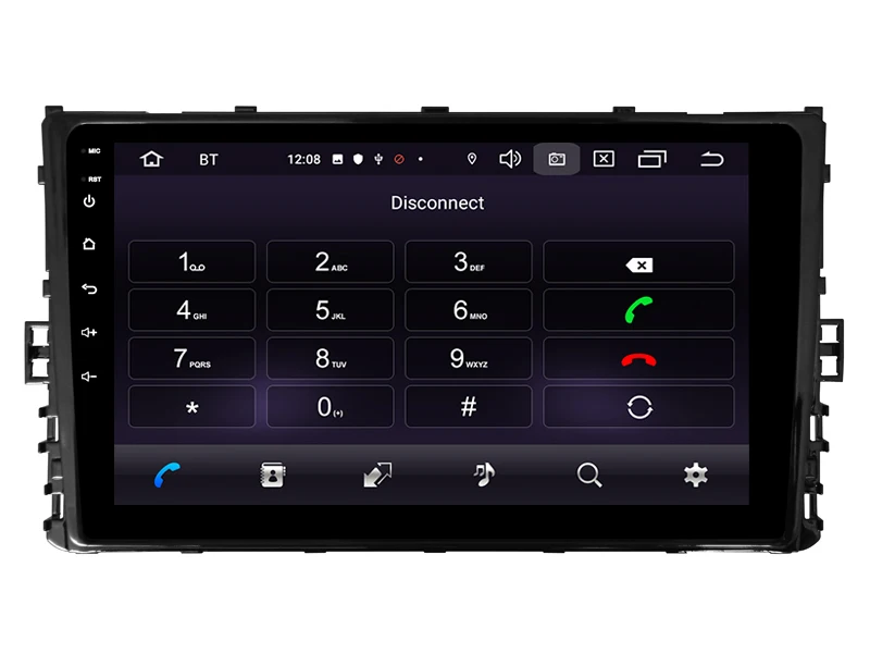 Новое поступление, " Android 10,0 Автомобильный gps для VW Универсальный MQB автомобильный Радио мультимедийная лента рекордер bluetooth навигация