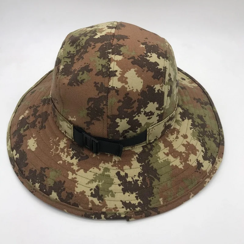 Унисекс, камуфляжная Панама Cordura с широкими полями, рыбацкие шапки, кепка для кемпинга, водонепроницаемая Кепка с защитой от комаров для женщин и мужчин