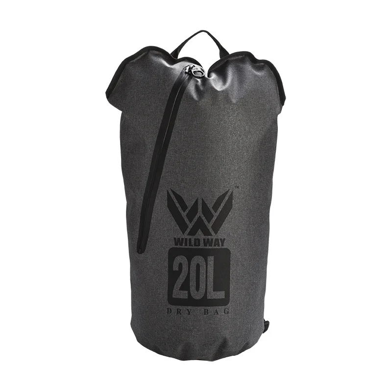 

300D Snowflakes Cloth Pu Waterproof Bag 20L Large Capacity Waterproof Bucket Bag Outdoor Beach Bag Water Sports Bag