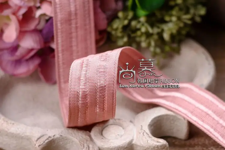 100 ярдов 10 16 25 40 мм вогнуто-выпуклые полосы лента для волос луки diy аксессуары ручной работы букет для поставки упаковка лук