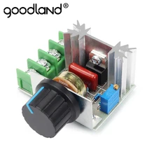 Goodland-regulador de voltaje de 2000W, controlador de potencia, estabilizador de tensión regulable, controlador de velocidad, regulador LED de CA 220V para Motor