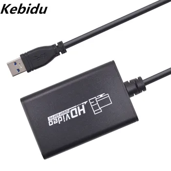 

kebiud Video Capture Card USB 3.0 HDMI Video Grabber Record Box fr PS4 Game DVD Camcorder HD Camera Recording Live Streaming