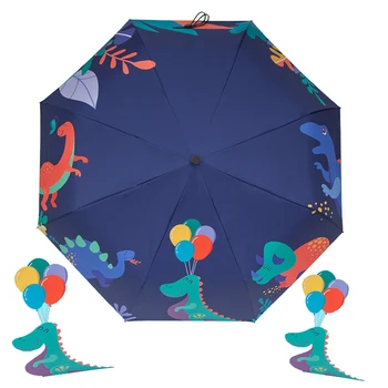 

Manual/Full-Automatic Umbrella Rain Gear For Kids Creative Cartoon Students Boys Parasol Men Folding Umbrella Rain Woman For Sun
