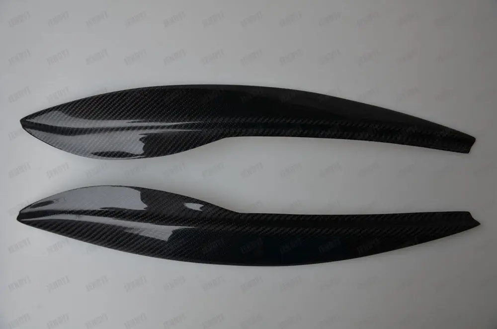 Карбоновые фары Брови Веки для 2009-2012 Honda Jazz Fit JDM L& R