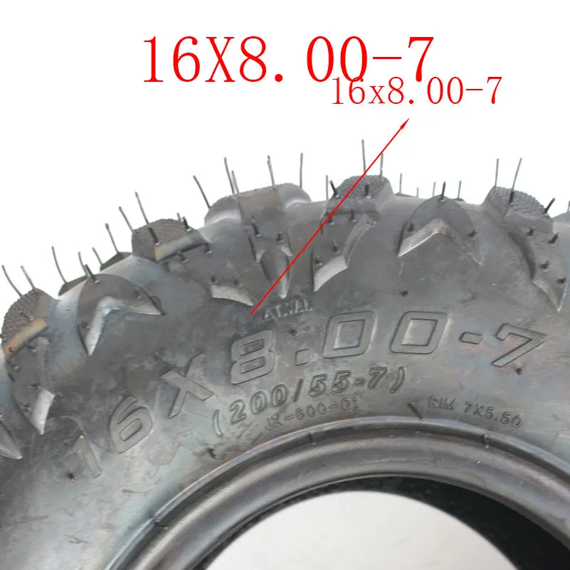2 шт. Горячая хорошего качества 16x8. 00-7 вакуумная шина ATV шин подходит для ATV 50CC, 90CC, 70CC, 110CC, 125CC наружная шина