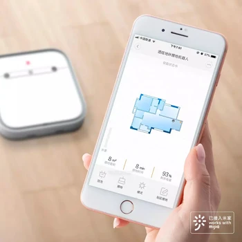 

Youpin Smart Mopping Robot Visual Navigation Vacuum Cleaner Smart Planned Timed Work with Mi Home App Automatic Dust