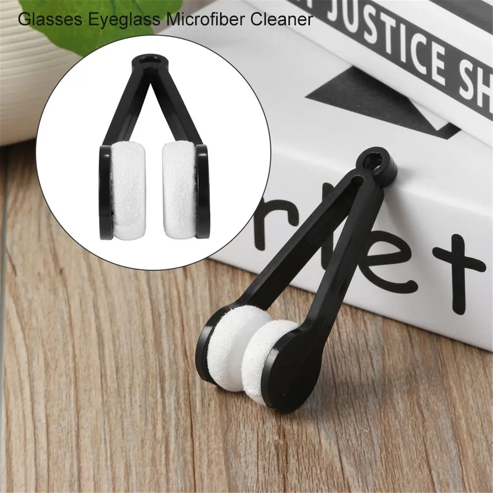 New 1pcs Useful Microfiber Mini Portable Glasses Eyeglass Spectacles Cleaner Spectacle glasses clean wipe Hot Sale|Аксессуары для