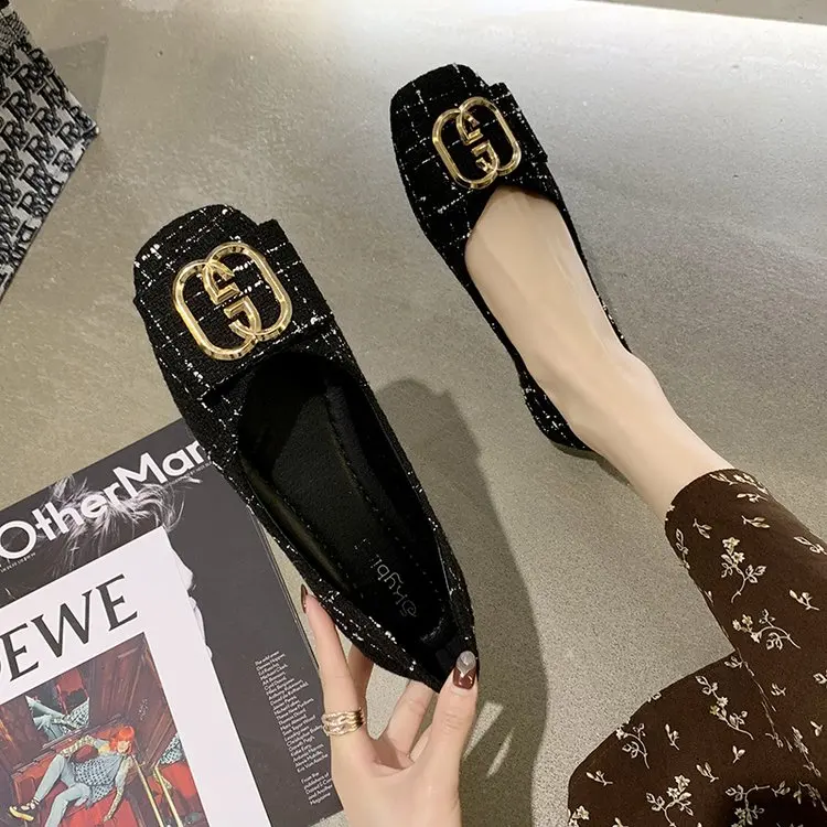 

Plus Size Flat Brand Shoes Women shoes Rhinestone Toe Flats Breathable Ladies Shoe Loafers Casual Female Footwear femmes bottes