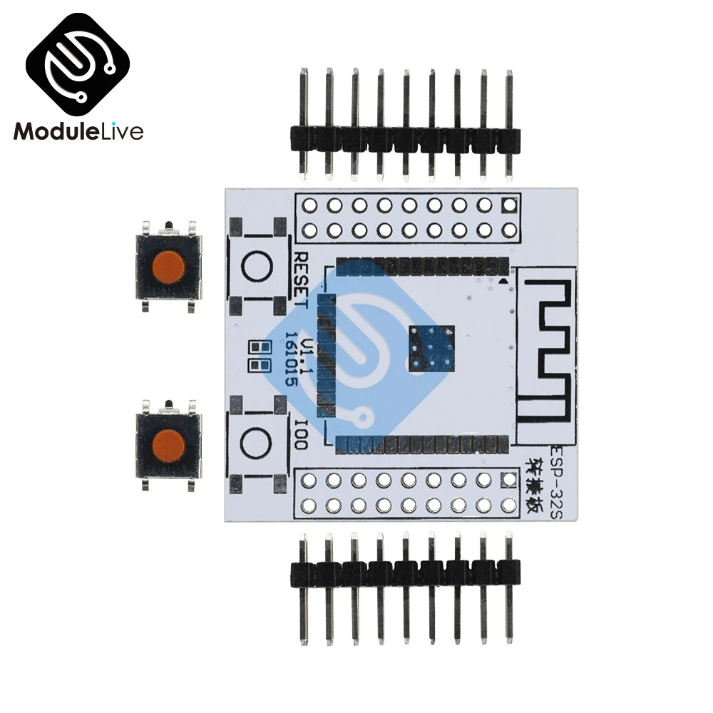 ESP-32S Pinboard преобразовательный модуль ESP32S Соединительная плата Поддержка для ESP-32S Беспроводной Wi-Fi и bluetooth-адаптер модуль