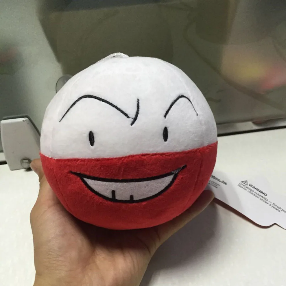 15 см Плюшевые Voltorb с присоской мягкие мультфильм кукла милый прекрасный высокое качество Рождество Хэллоуин подарок на день рождения ребенок