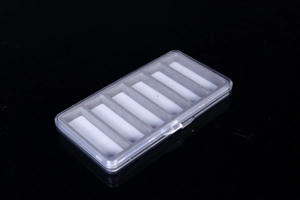 1pcs-H34(6C) 2PACK-Aventik прозрачная коробка для ловли нахлыстом пена A, B, D магнитный коврик крюковый отсек Коробка 7,3X3,8X0,68 дюймов - Цвет: 1pcs-H34(6C)