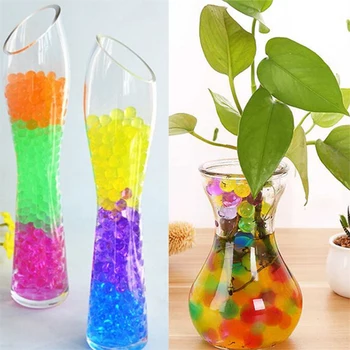 

200pcs/bag Crystal Soil Hydrogel Gel Polymer Water Beads Orbiz Flower/Wedding/Decoration Growing Water Balls Big Home Decor