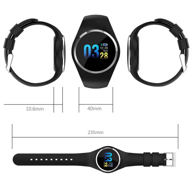 Спортивные Bluetooth SmartBandsSleep Монитор артериального давления сообщение напоминание цветной экран IP67 Водонепроницаемый Смарт браслеты для наручных часов
