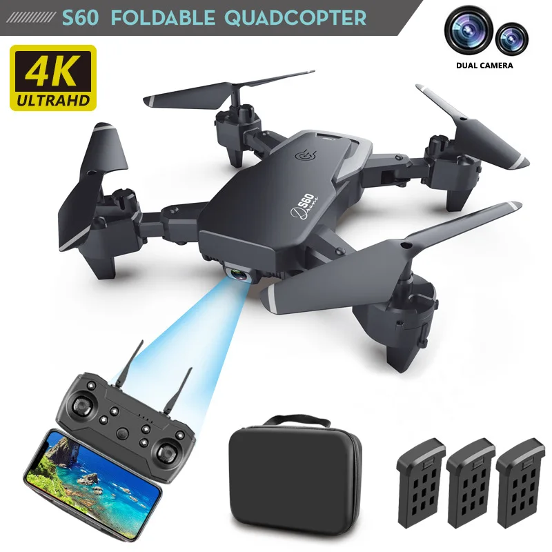 

Mini RC Drone 4K HD Dual Camera Professional Hand Operated Helicopter Remote Control Helicopter RC Quadcopter Dron Toys for Kids