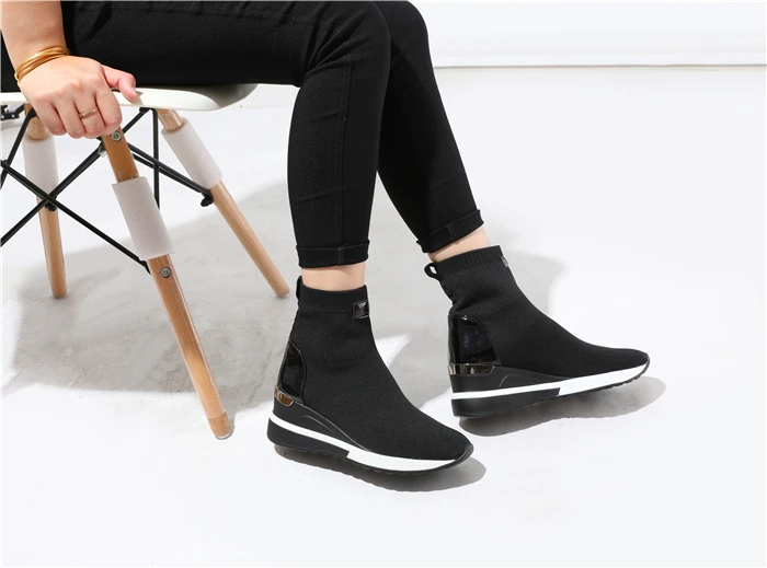 Новинка; модная повседневная обувь; удобные женские кроссовки на мягкой платформе с дышащей сеткой; chaussure Femme basket femme