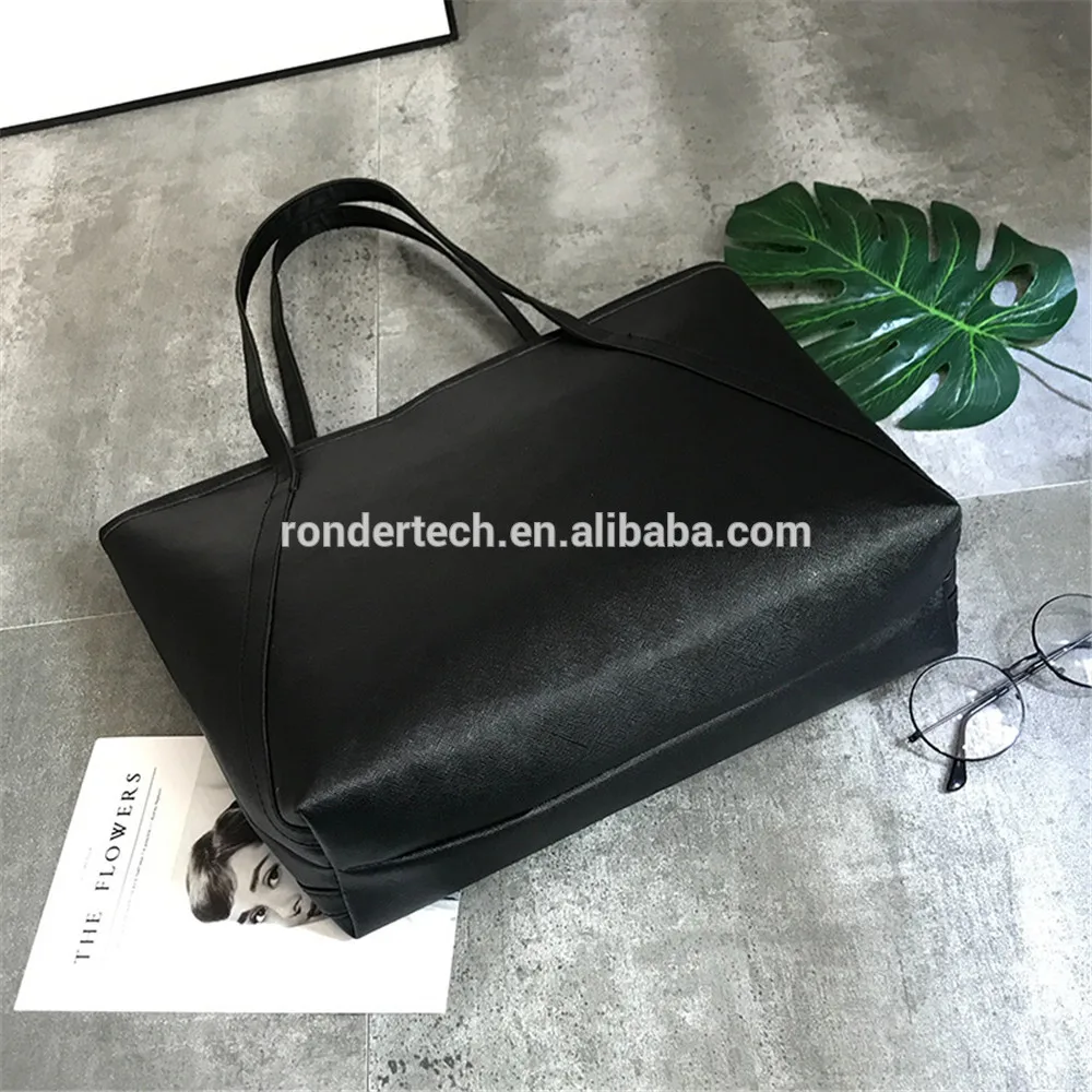 Adisputent Simple Women Shoulder Bags Large Capacity PU Leather Casual Tote Handbags For Women 2019 Shopper Bag bolsas feminina