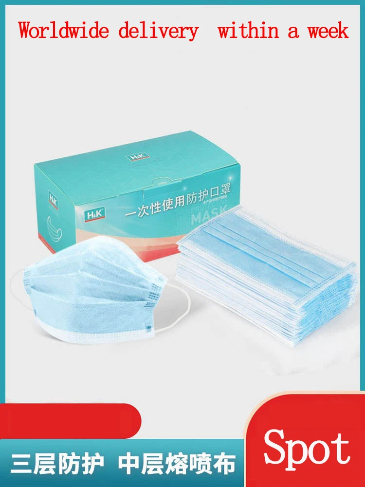 

Face Mask Disposable Respirator Men And Women Three Layer Thick Protection