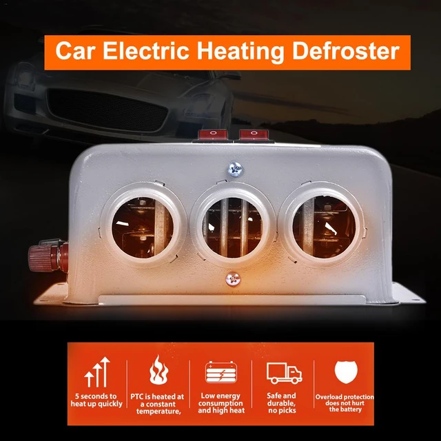 Car Heater 80w 12v Electric Heating Defroster Auto Windshield