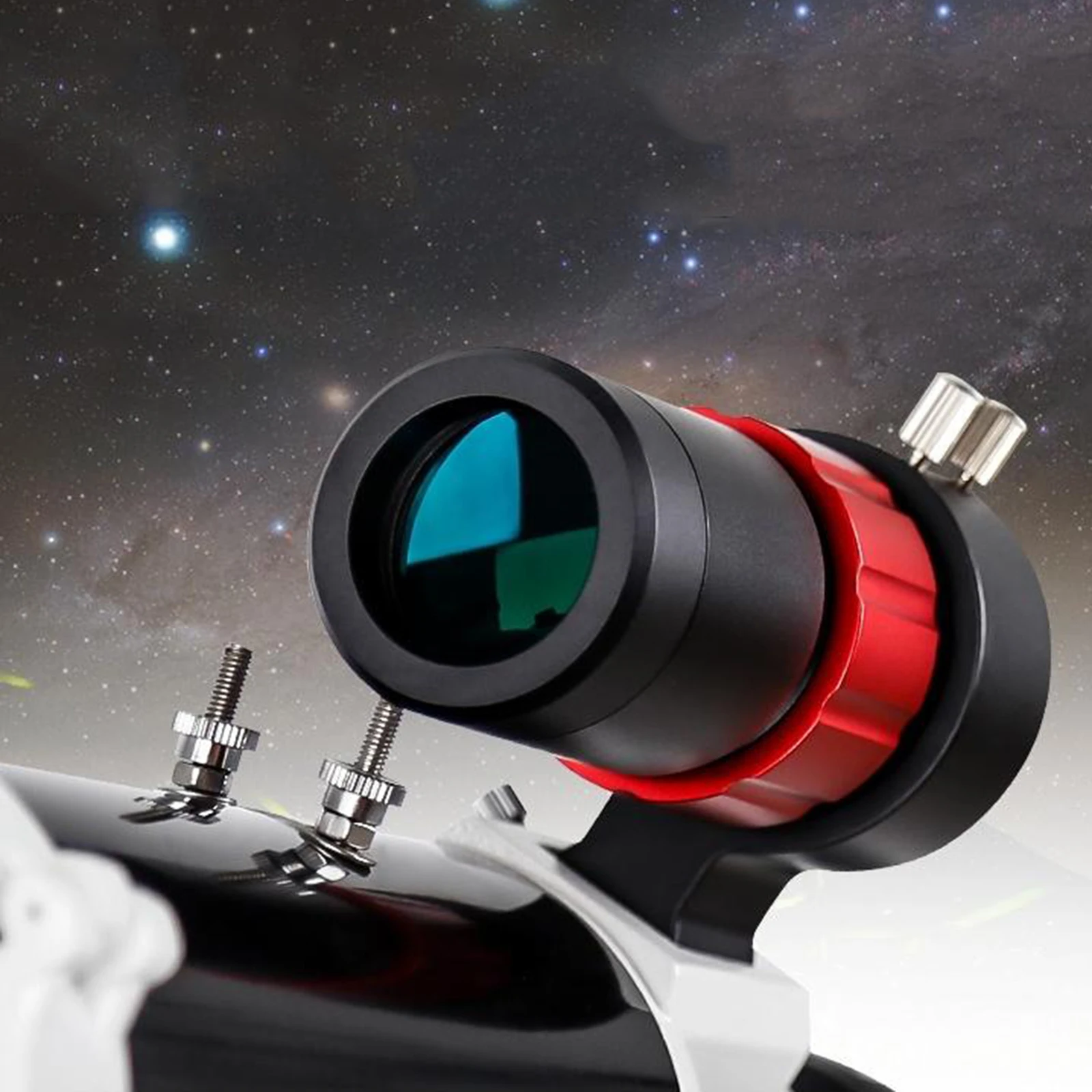 Finderscope, Lightweight Durable 32mm Focuser Guide Scope Finderscope With Bracket for Astronomical Telescope