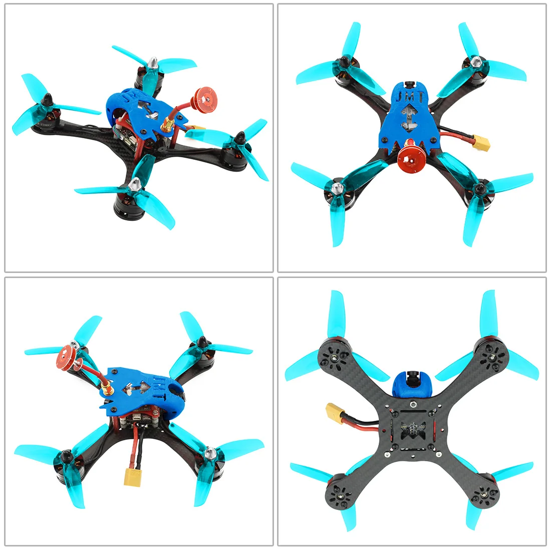 T180 4 Inch 5.8G FPV Racing Drone HD Camera Baby Turtle 800TVL Betaflight F4 Pro V2 OSD Brushless 3S 2.4G 6CH RC Quadcopter RTF