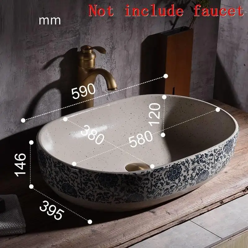 MODEL C Собре Encimera Туалет Waschtisch Evier Bagno Wastafel Umywalka судно Bassin Куба Para умывальник поо Banheiro Ванная комната раковина - Цвет: MODEL C