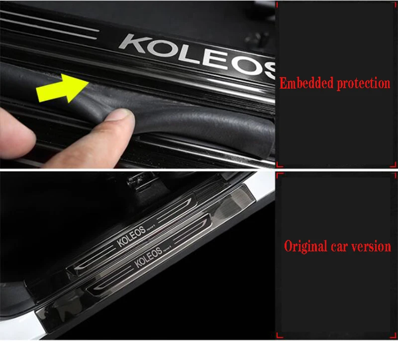 Приветственная педаль подходит для переоборудования Renault Koleos, специальные декоративные аксессуары для 17-19 Koleos из нержавеющей стали