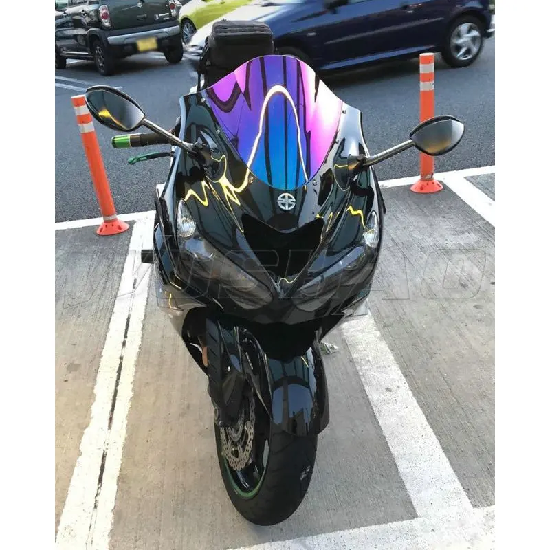 Windscreen For 2006 2007 2008 2009- Kawasaki Ninja ZX14R ZX-14R ZX-14 ZZR1400 ZZR 1400 Wind Screen Deflectors Windshield
