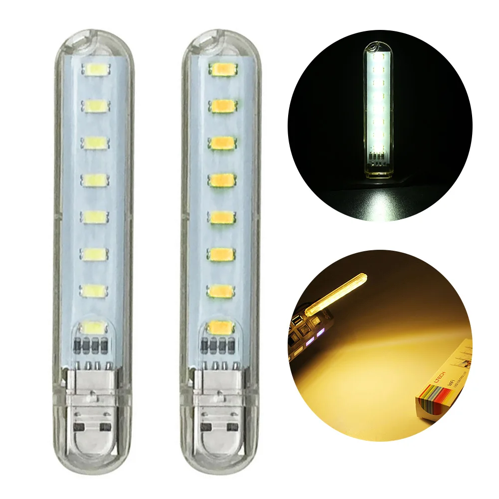 

Flexible Home Universal Bedroom Laptops Small Mobile Power Energy Saving For Computer Office USB LED Lamp Plastic Night Light