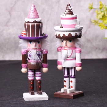 

Wooden Christmas Nutcracker Figures Puppets Dolls Christmas Gifts Cristmas Tree Ornaments for Home New Year Decor 2020