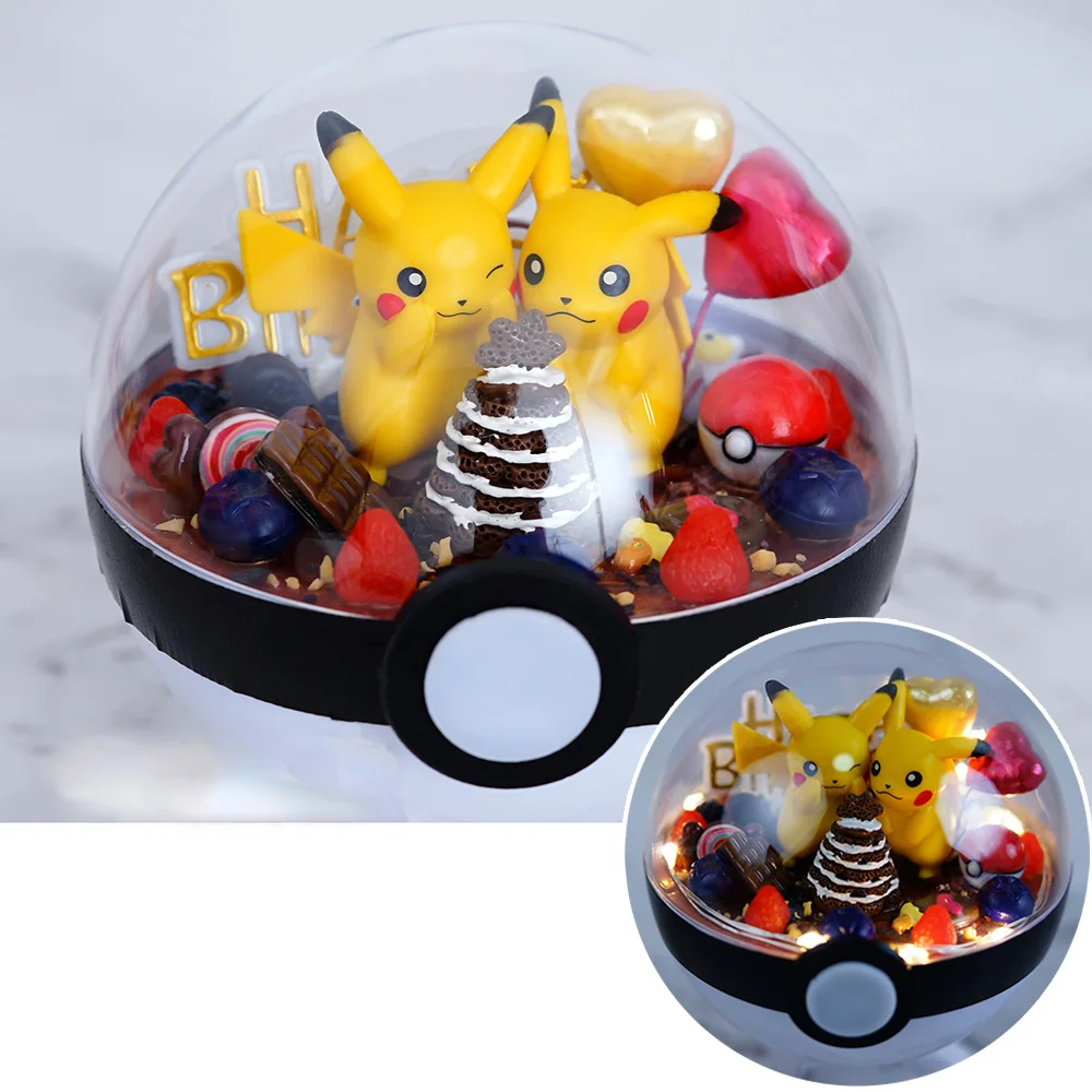 STLE04 Takara Tomy Pokemon Ball XY фигурки Пикачу Бульбазавр Mewtwo ручная работа DIY модель игрушки Brinquedos подружка коробка для рождественских подарков - Цвет: STLE04