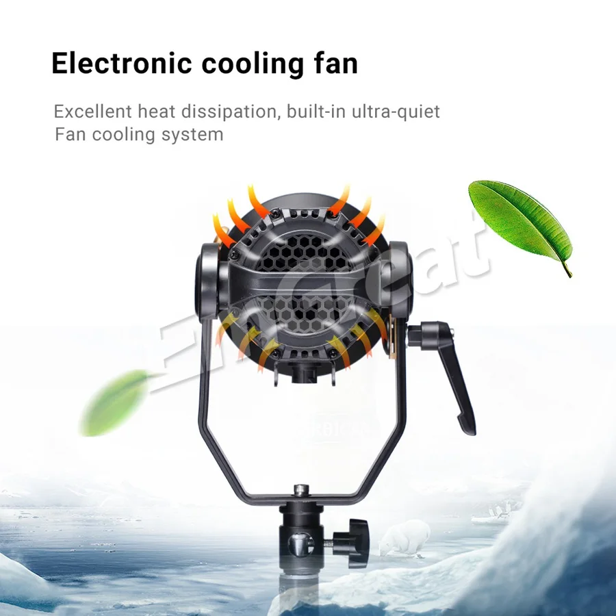 FalconEyes P12 120W прожектор фотографический свет со специальным эффектом портативный Фокус Регулируемая заполняющая лампа для видео/фото/студии