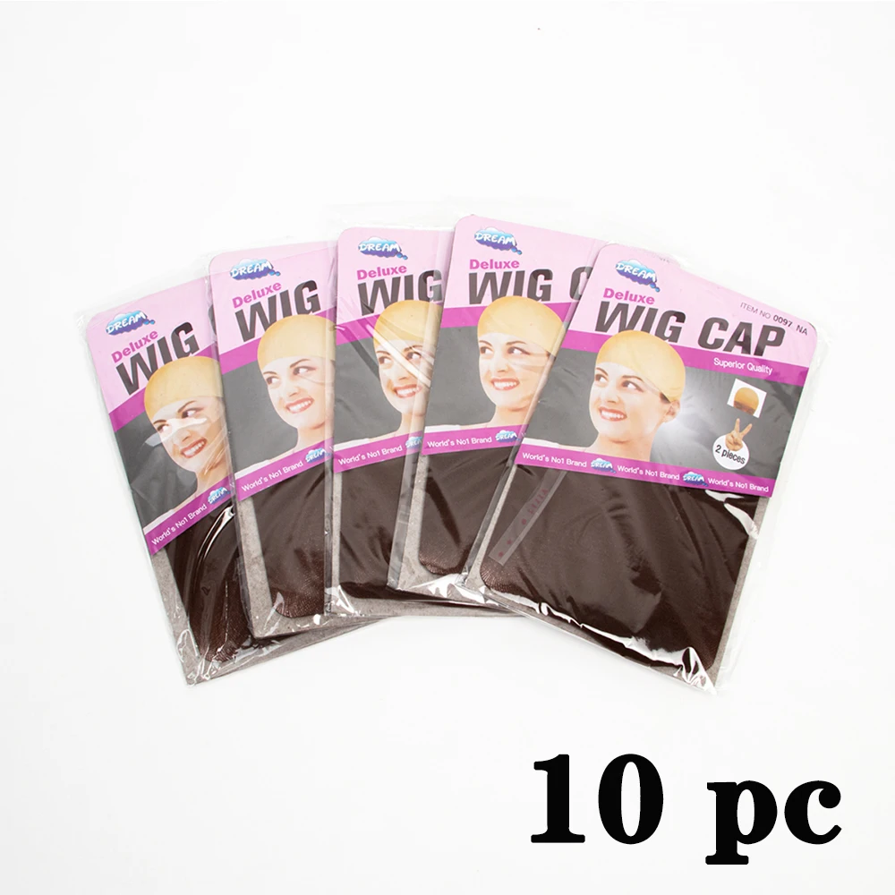 10pcs Lace Wig Cap net wig cap Hair Nets Wig Cap Elastic Snood Free Size Hair Nets Unisex Fish Hairnet Elastic wig cap