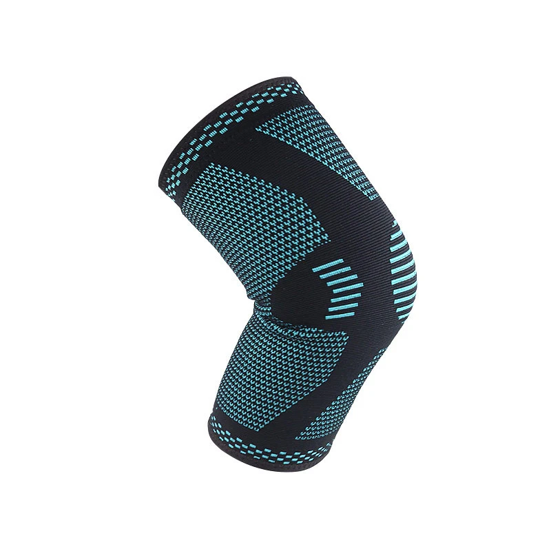 Newest Knitting Men And Women Sports Silicone Knee Pads Running Basketball Climbing Gear Riding Spring Knitted Knee Pads 1pcs