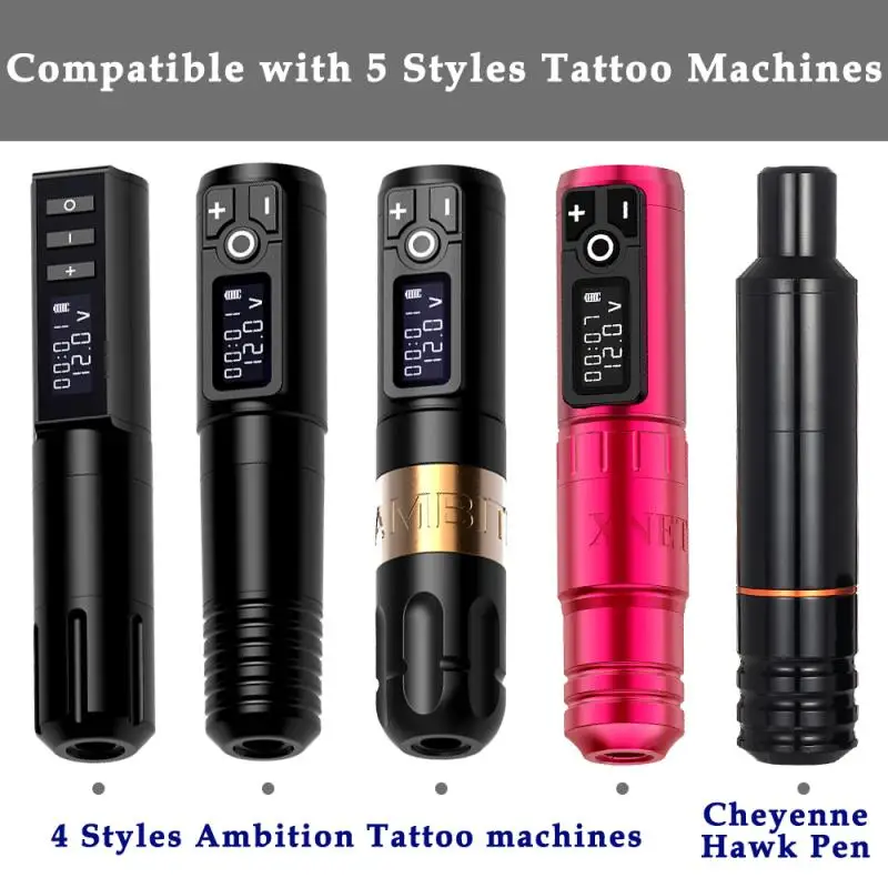 Ambition 25 pcs Disposable tattoo grip compatible with hawk pen ambition wireless machine Tattoo equipment Accessories ► Photo 2/5