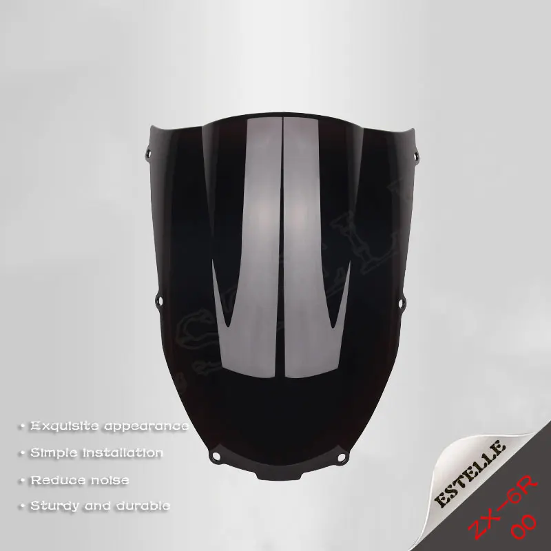

Для Kawasaki ZX-6R 2000-2002-на лобовое стекло мотоцикла, лобовое стекло, высокое качество, ABS пластик, ZX-6R2000 2001 2002