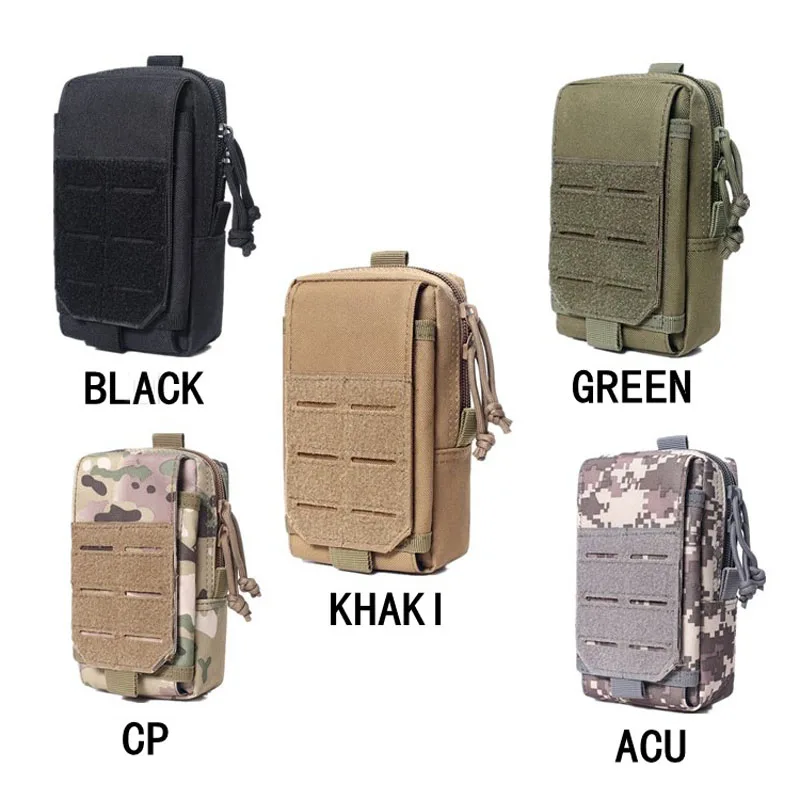 

Tactical Molle Pouch for Men, Mobile Phone Bag Case, Military Waist Bag, Outdoor EDC Tool Bag, Vest Pack Purse, Hunting Compact