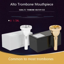 Bach 6 1/2AL Alto boquilla de Trombón profesional instrumento de latón accesorios cuerno boca de reemplazo de piezas de instrumentos musicales