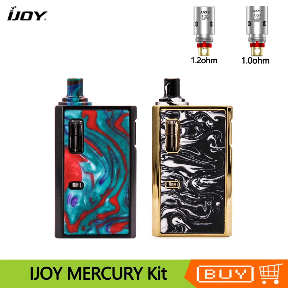 Набор для вейпа Clearence IJOY Mercury батарея 1100 мАч емкость 2 мл катушка 1 0 Ом электронная