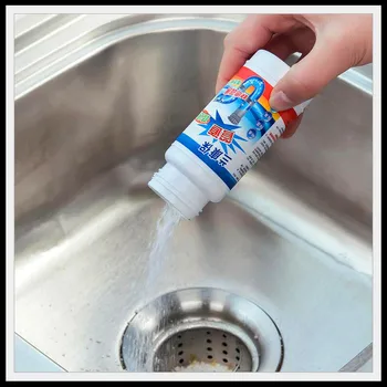 

Powerful Fast Pipe Dredging Agent Powerful Sink Drain Cleaner for Kitchen Sewer Toilet Brush Closestool Clogging Cleaning Tools