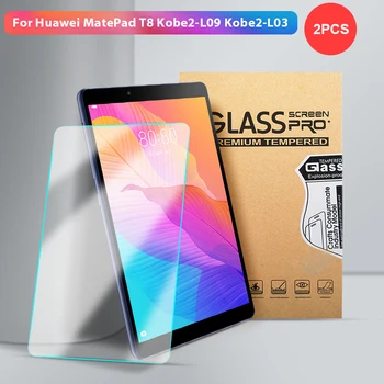 

Screen Protector Tempered Glass for Huawei Matepad T8 2020 Tablet Protective Film for Kobe2-L09 Kobe2-L03 Scratch Proof Glass