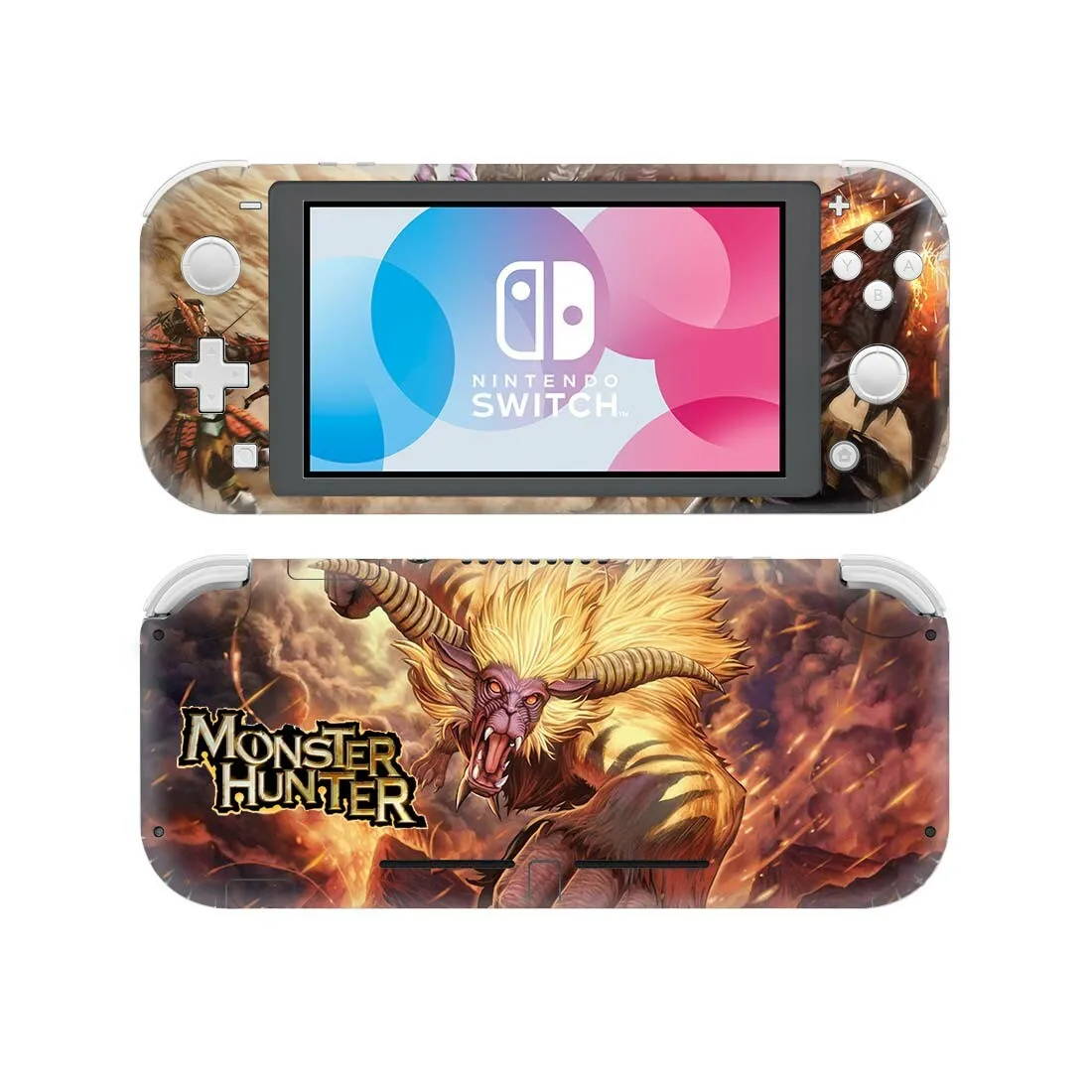 Наклейка для кожи nintendo Switch, наклейка охотника на монстра, чехол для nintendo Switch Lite, Защитная пленка для nintendo Switch, Виниловая наклейка для кожи