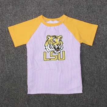 

New Style Of Football Season Boy T-shirts Puppy Pattern Boy Clothes Upper Outer Garment Kids Clothes Free Shipping
