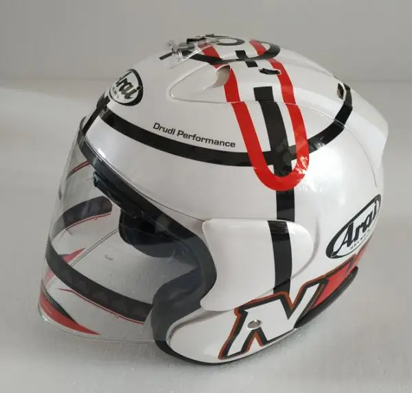 Arai R3 шлем мотоциклетный шлем с открытым внедорожным мотоциклетным шлемом Размер: S M L XL XXL, Опционный трехцветный объектив 06 - Color: Transparent